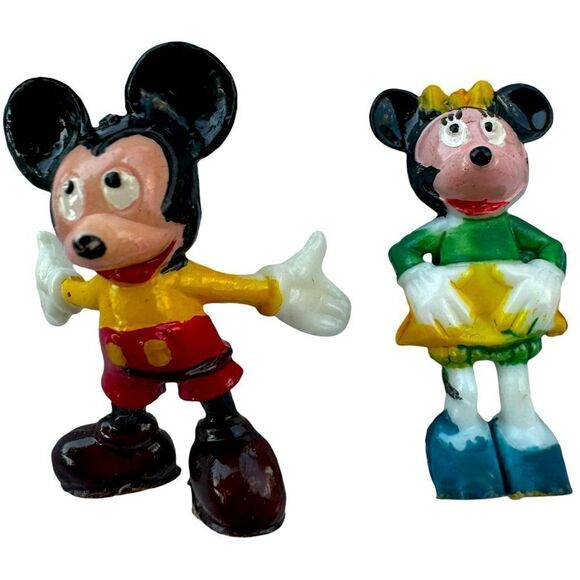 Disney Other - Vintage Disneykins Mickey Mouse and Minnie Mouse 1960s Louis Marx